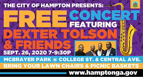 Hampton Free Jazz Concert Landscape Flyer