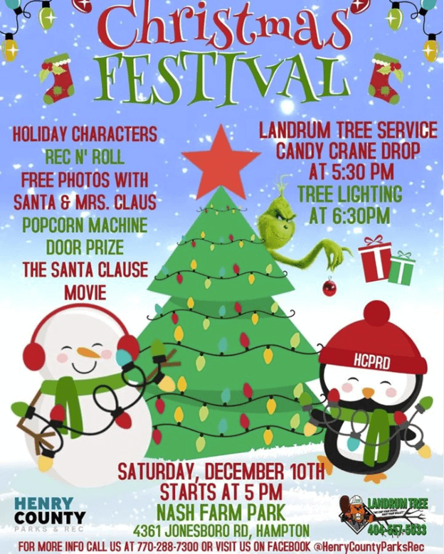Christmas Festival at Nash Farm poster