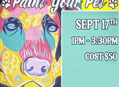 Paint Your Pet flyer