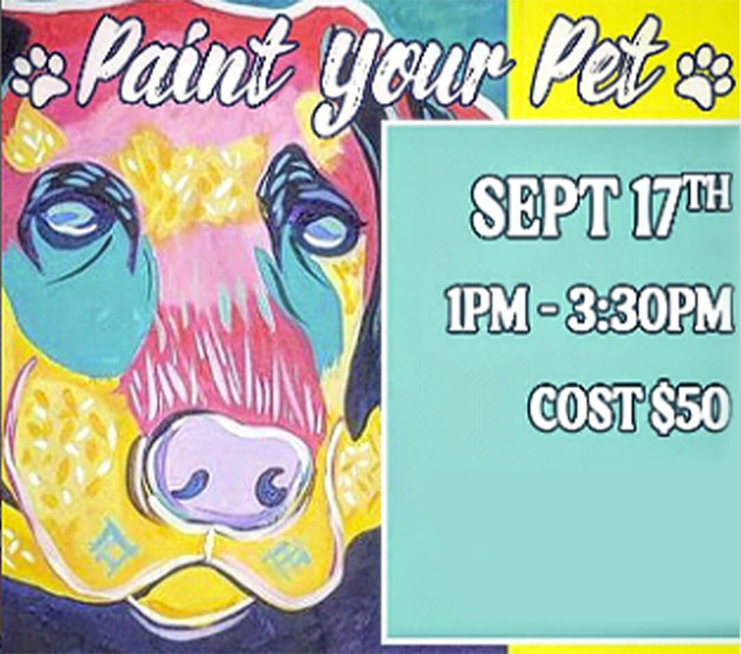 Paint Your Pet flyer