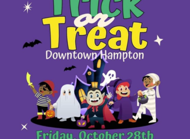 Downtown Hampton Halloween flyer