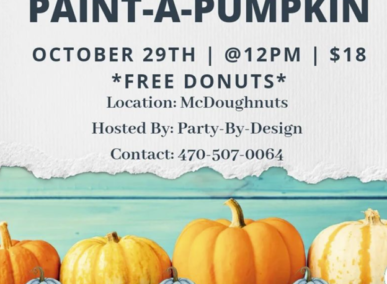 paint a pumpkin flyer