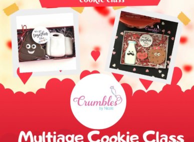 Cookie decorating class at Crumbles flyer
