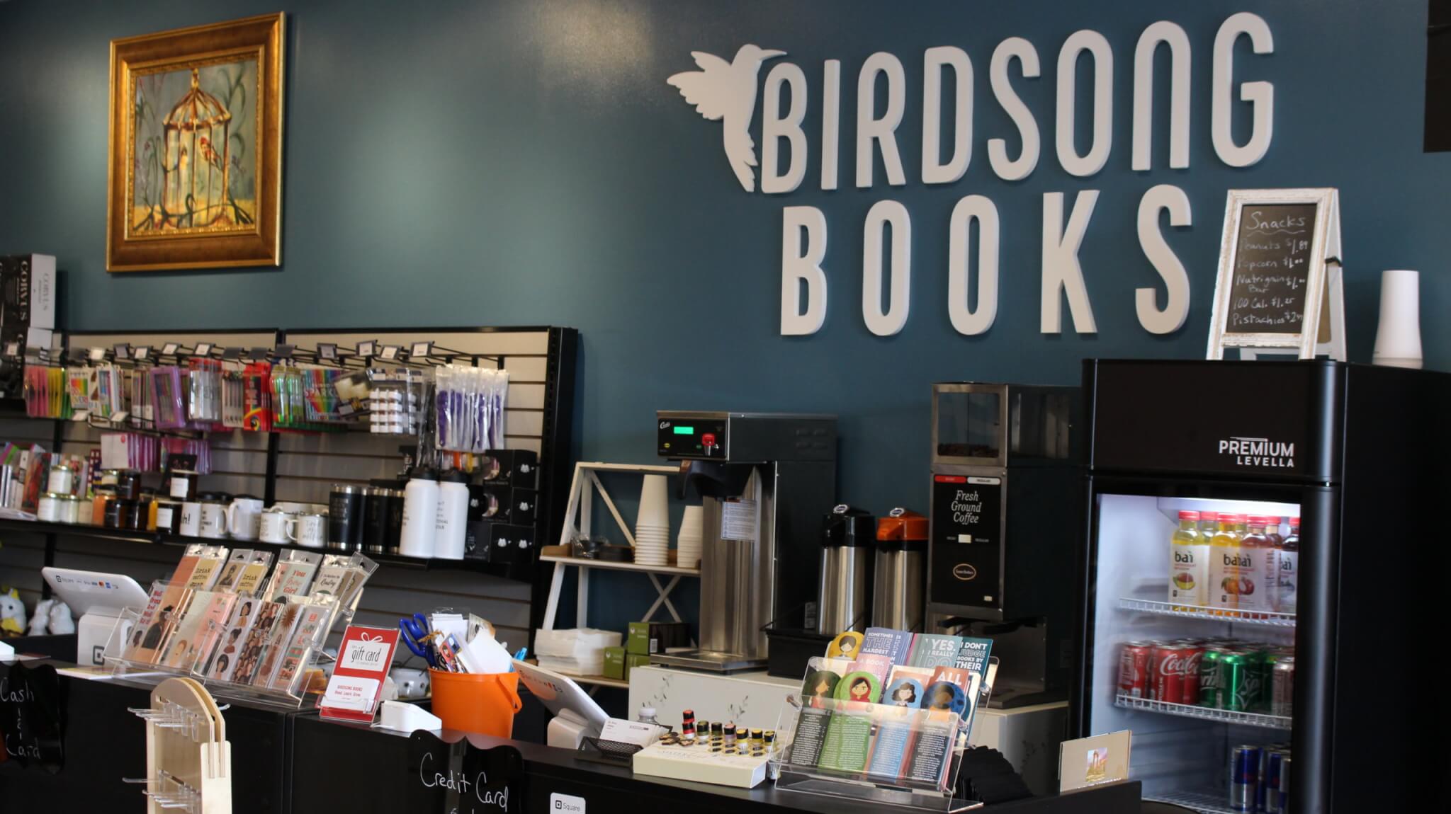 birdsong books front desk
