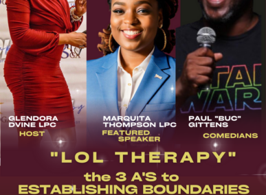 LOL therapy comedy show and therapeutic experience