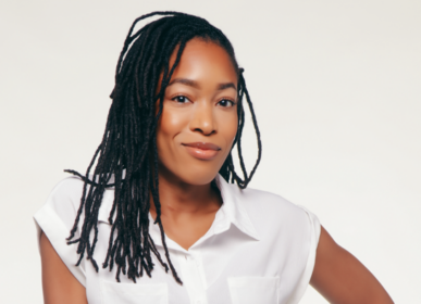 woman headshot against white background