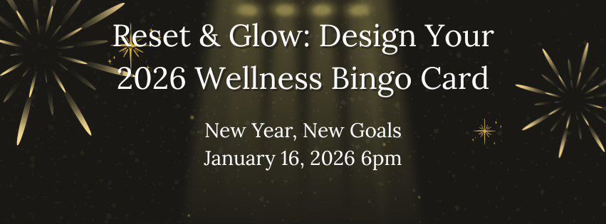 wellness bingo card flyer