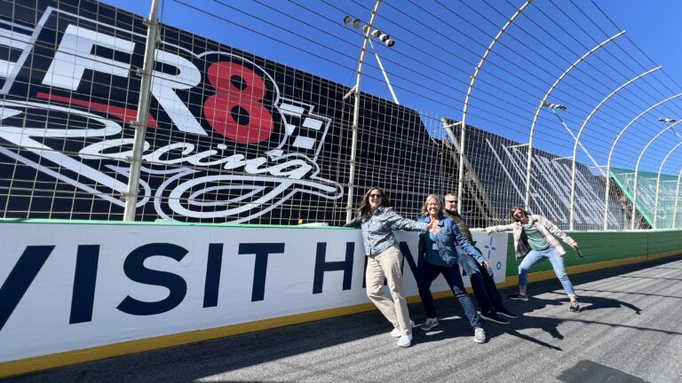 echopark speedway track tour