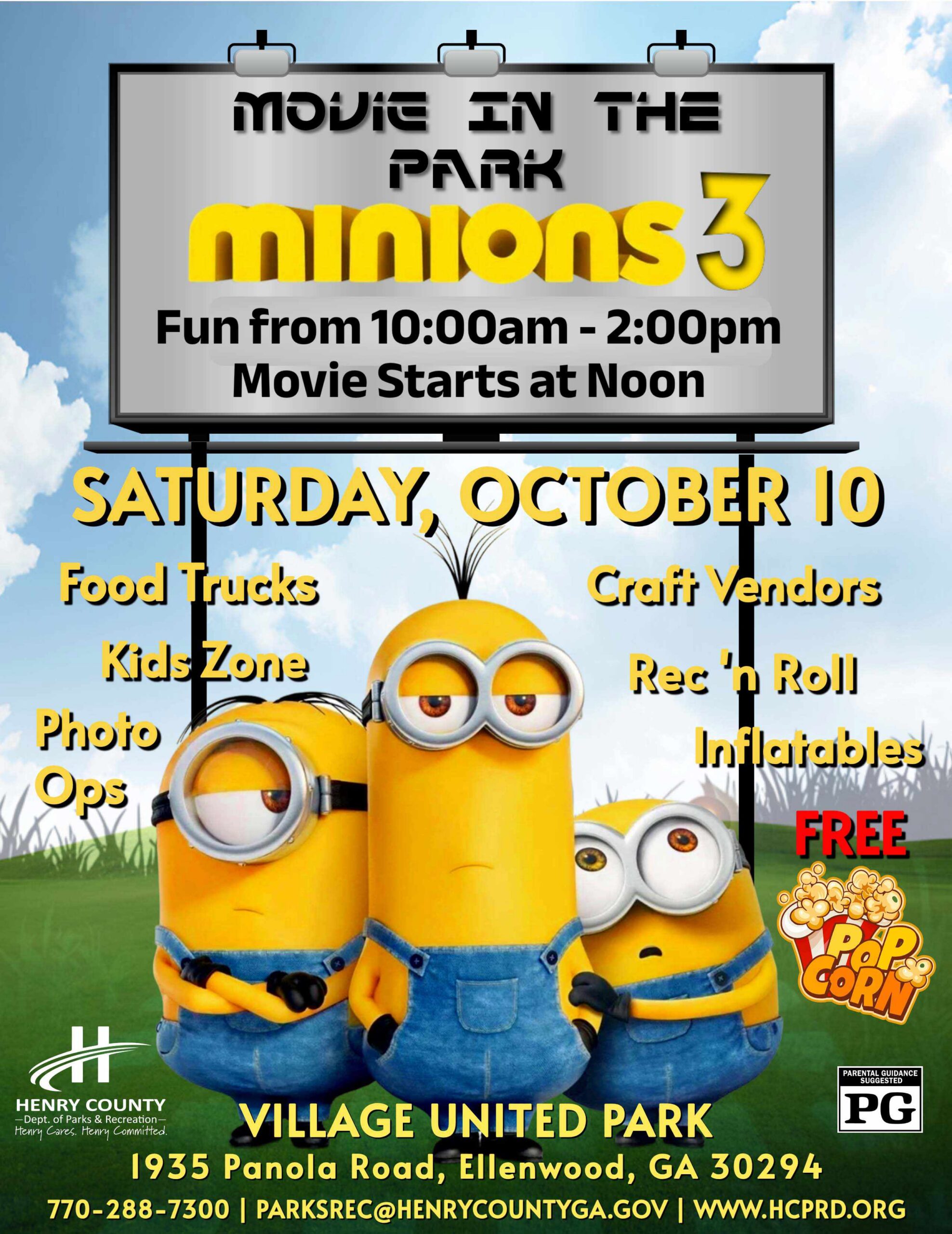Movie in the Park - Minions 3