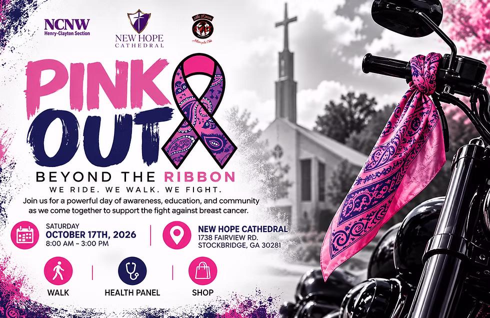 flyer for a walk for breast cancer awareness month